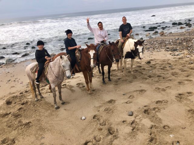 horseback riding at agave studio at conrad punta de mita resort - what to do with kids and families