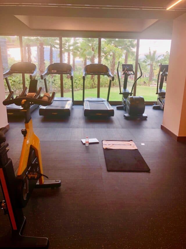 fitness center at conrad punta de mita resort in mexico - riviera nayarit