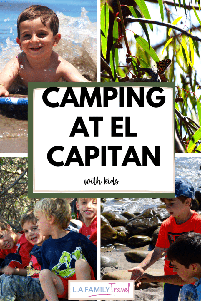The best things to do camping at El Capitan State Beach camping with kids, friends and family. The best activities to find at El Capitan State Beach if you're camping or glamping and everything you need to know to go!