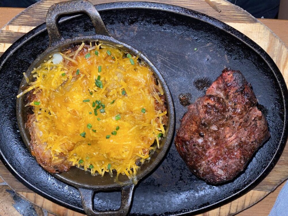 filet mignon, potatoes - Things to do at universal studios orlando for adults