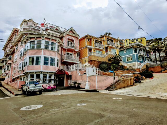 Colorful buildings on Catalina Island. 7 Best Things to do with Kids on Catalina Island