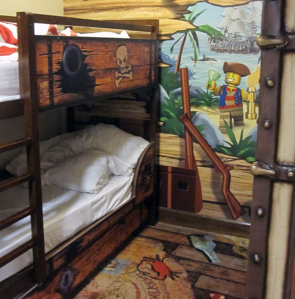 bunk beds - Legoland was geared to my 5 & 3-year-olds. Here's why Legoland CA is perfect for toddlers & young kids