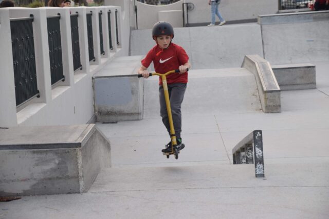 Scootering at Skate Point Skatepark - The beautiful coastal city of Santa Barbara has lots of fun adult activities but there is a lot of fun to be had in Santa Barbara with kids!