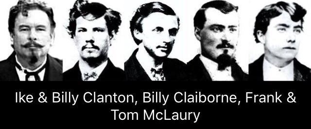 the Cowboy gang in Tombstone - things to do in Tombstone with kids