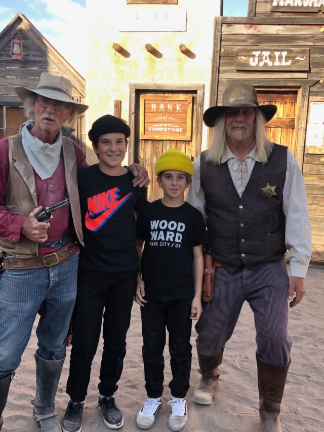 Take photos with the slapstick actors - things to do in tombstone with kids