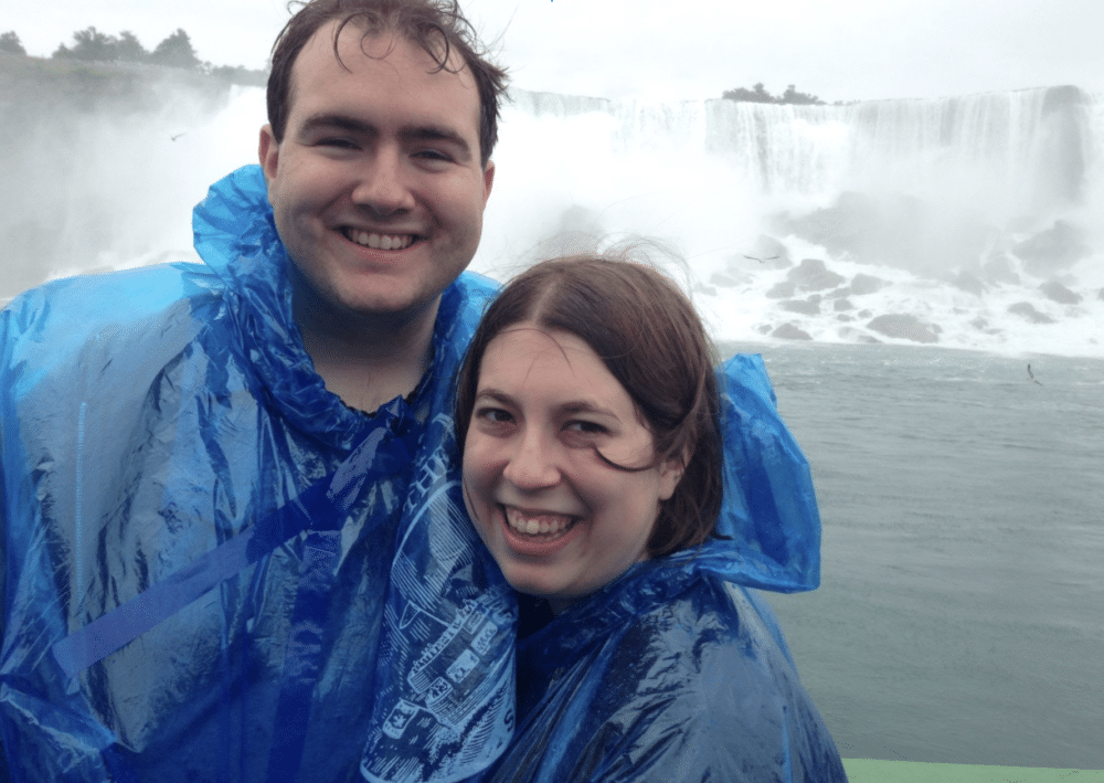 two people with panchos to protect them from the water falls - ROCHESTER New York is full of fun things to do for kids of all ages. Here are the best ones like Niagra Falls, Genesse Country Village and the Seneca Park zoo. 