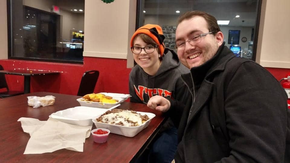 two people over boxes of mushy looking food - ROCHESTER New York is full of fun things to do for kids of all ages. Here are the best ones like Niagra Falls, Genesse Country Village and the Seneca Park zoo. 