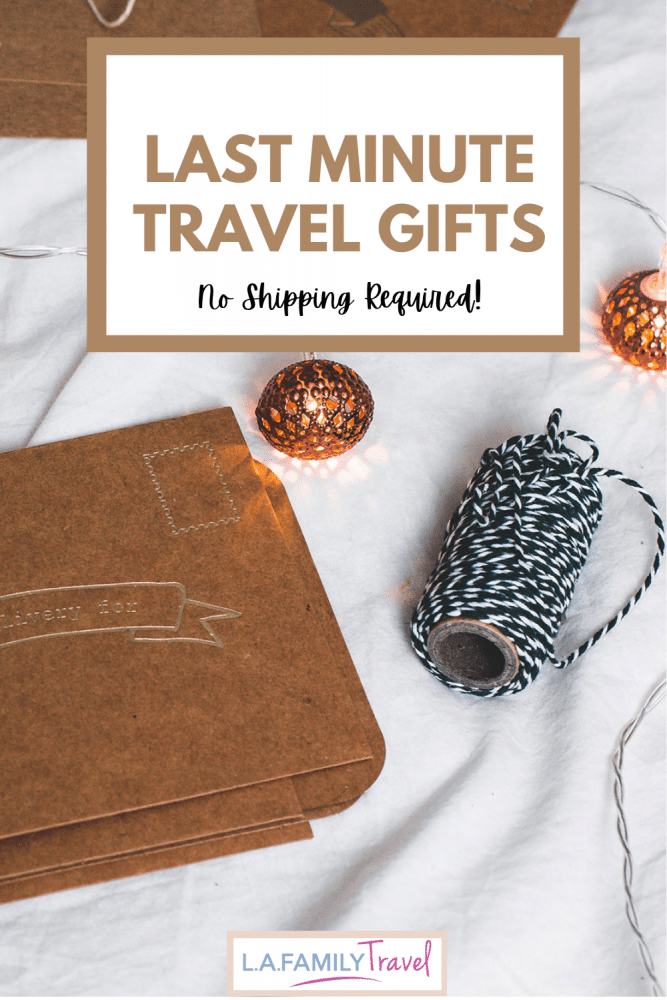 Last Minute Travel Gifts - No Shipping Required!
