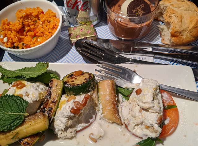 The food is better in business class, and you can upgrade your travel buddy by gifting them travel points. 