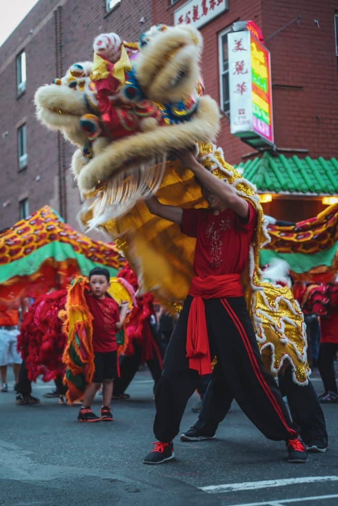 Lion Dance At The SF Community Street Fair - Best Fun SF Chinese New Year/