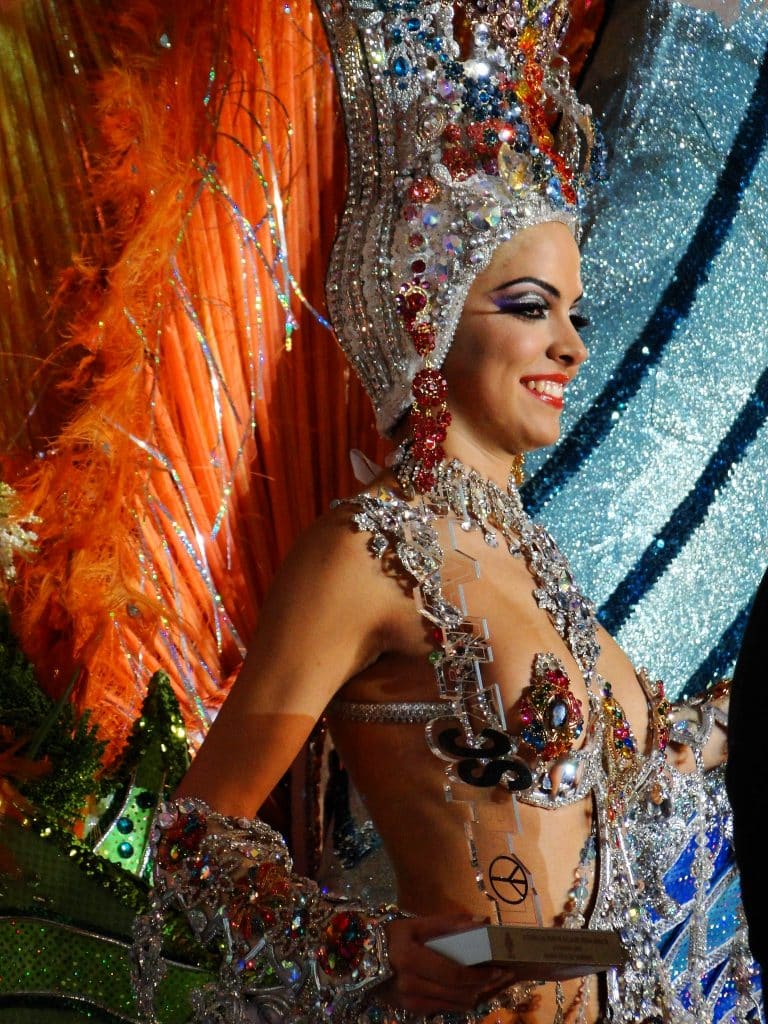 Glamour and pizzazz surrounding the crowning party for the carnival queen's.// Best Carnival Locations in Europe For Families.