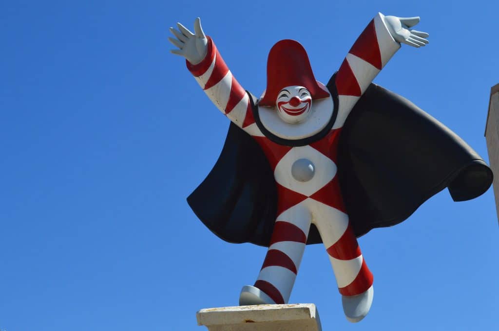 The Face of Viareggio's Carnevale.// Where To Celebrate Carnevale In Italy With Kids