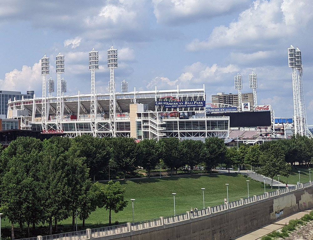 The Great American Ballpark is an iconic part of any family trip to Cincinnati - Things to Do in Cincinnati with Kids