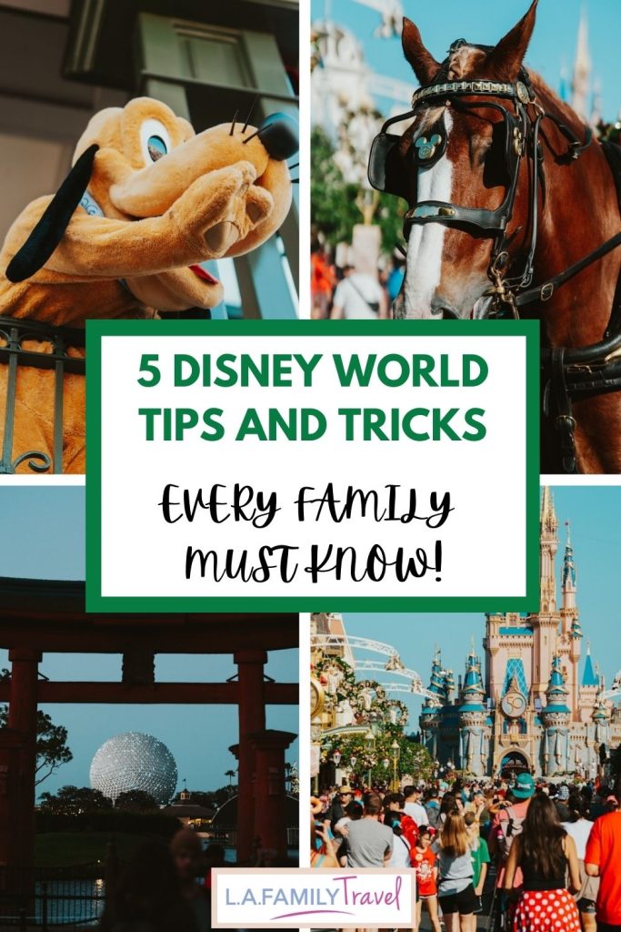 FOUR PHOTO COLLAGE FOR DISNEY WORLD TIPS AND TRICKS ARTICLE