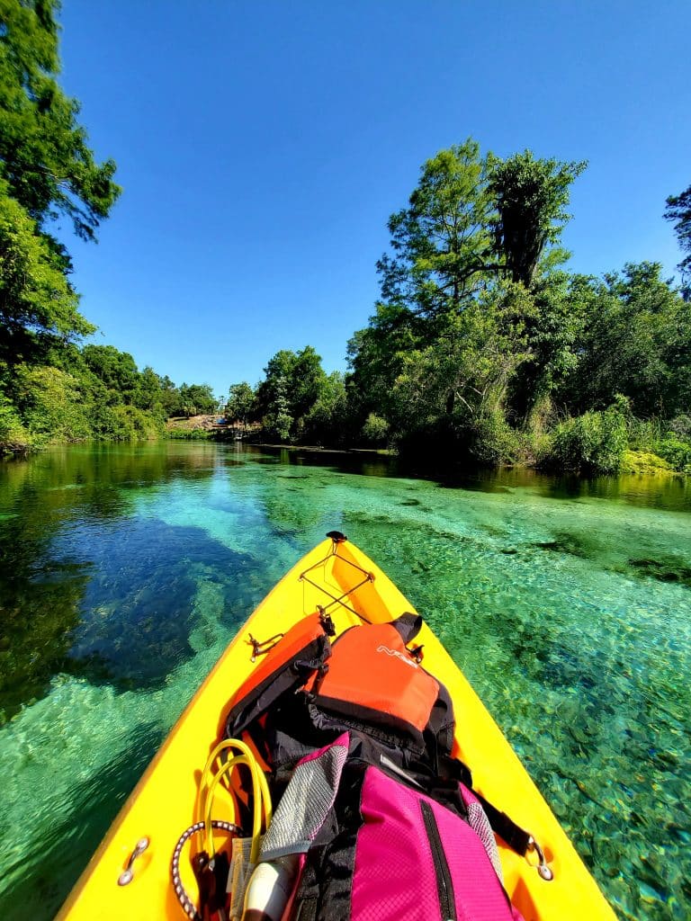 Kayaking at Weeki Wachee Springs - Florida