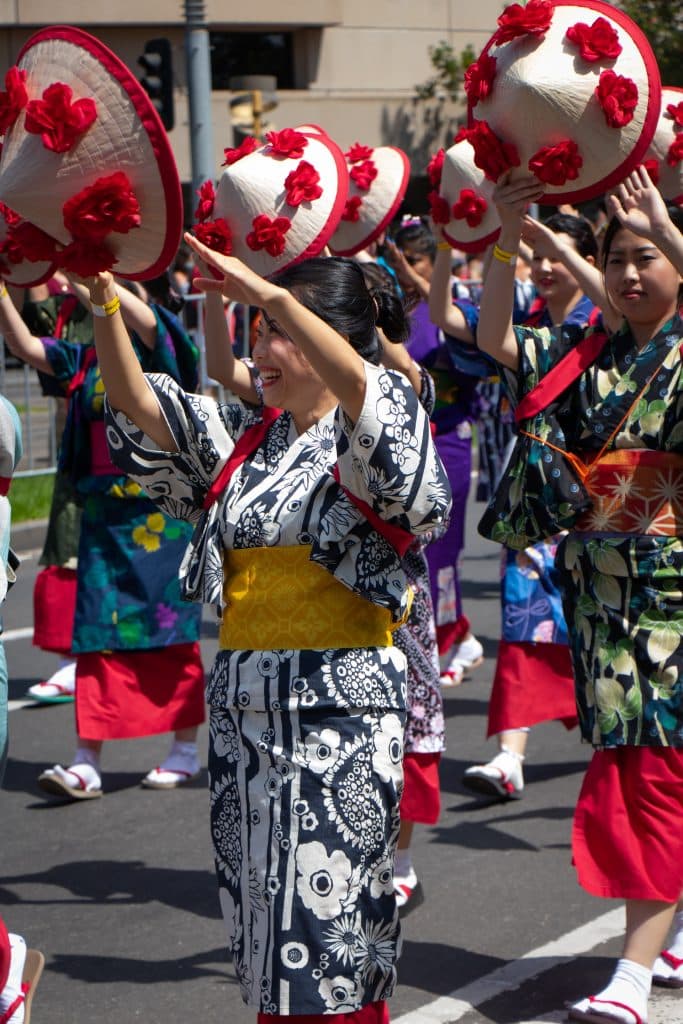 Traditional Japanese Dancers - Fun Family Getaway at the SF Cherry Blossom Festival