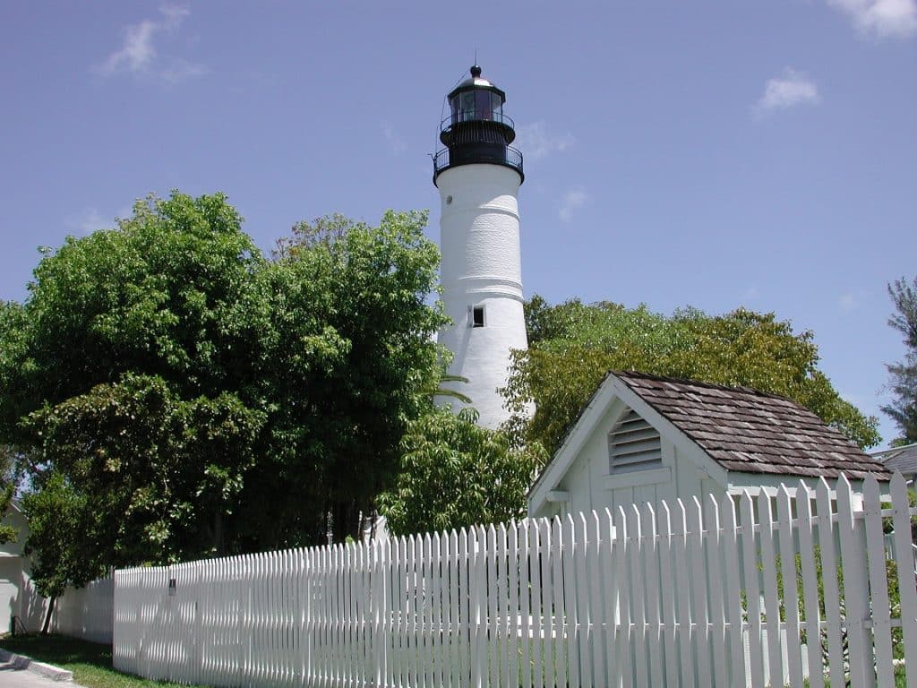 The Key West Lighthouse is located in Key West, Florida