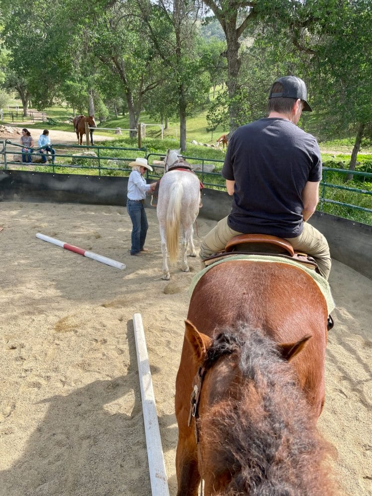 Howard on horse - things to do in visalia