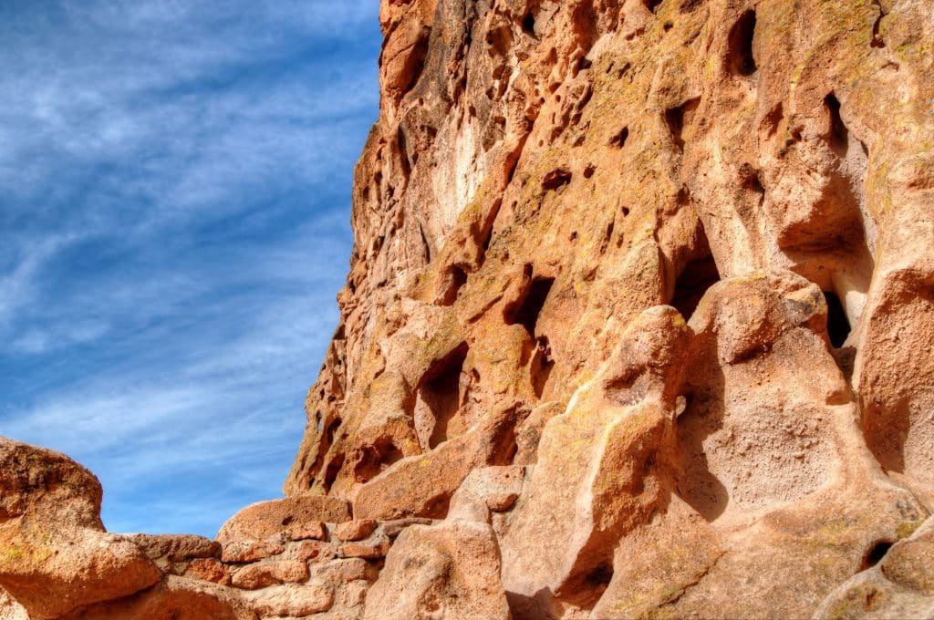 Explore the Cave Dwellings at the Bandolier National Monument in NW.// Top Things To Do in Santa Fe, NM with Kids