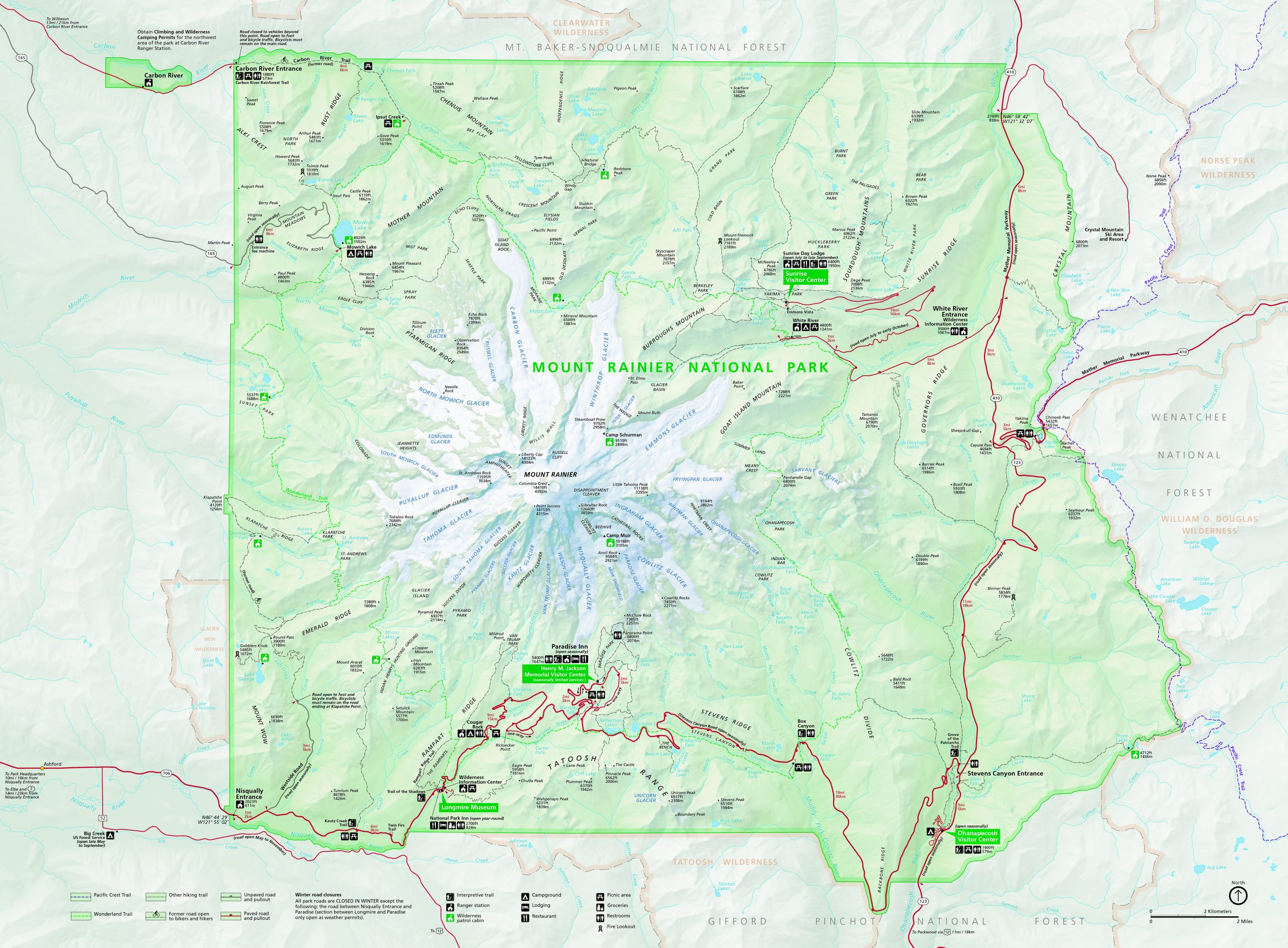 Visiting Mt. Rainier With Family