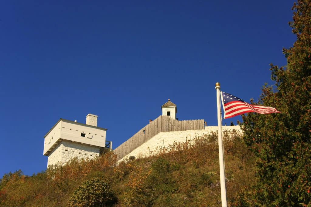 Fort mackinac on mackinac island michigan