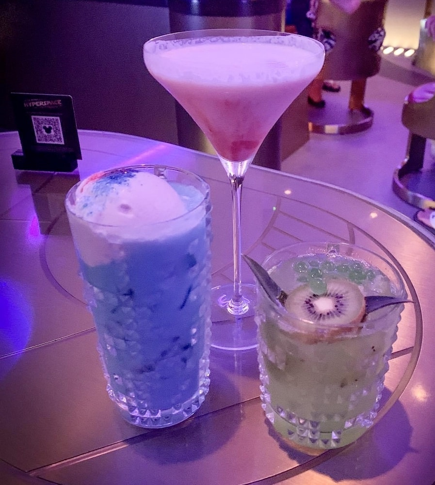 Why The Disney Wish is a Teen’s Dream Come True - Hyperspace Lounge zero-proof cocktails