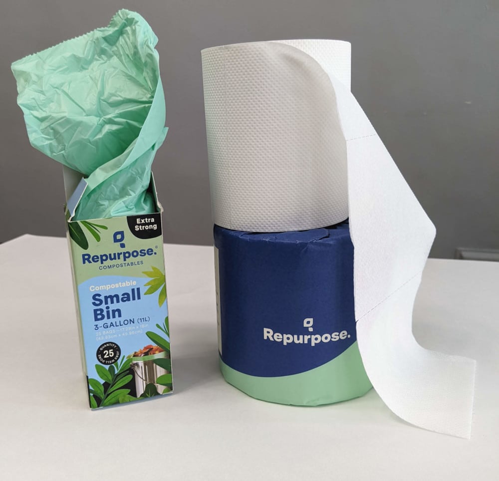 Pack sustainable toilet paper from Repurpose while camping