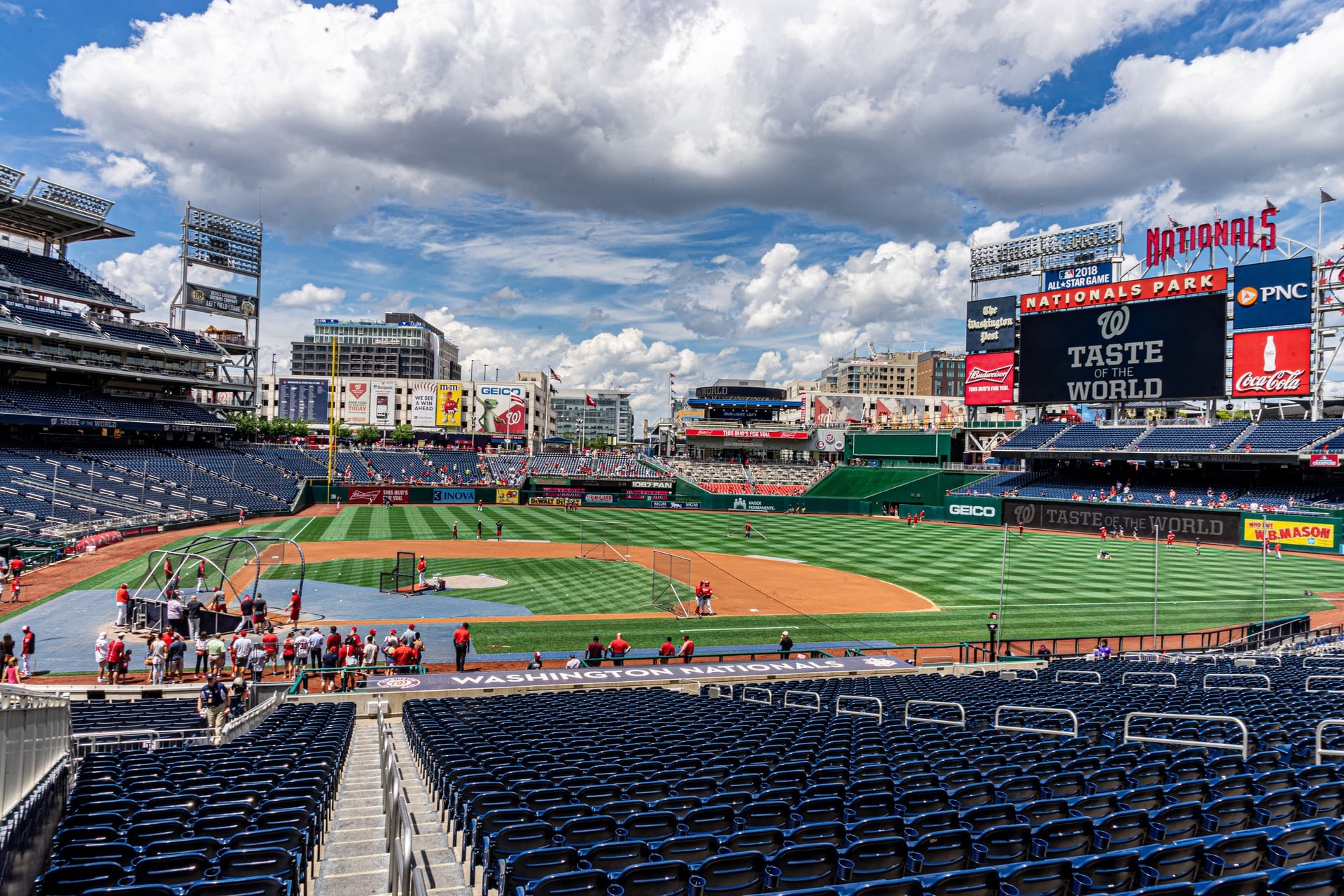 nationals park stadium - 4th of july in washington dc with kids