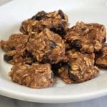 Easy Healthy Road Trip Cookies on a plate