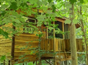 A romantic treehouse at Terralodge in Monteagle, Tennessee