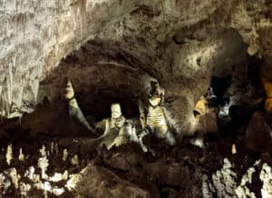 Rock formations in Carlsbad Caverns National Park