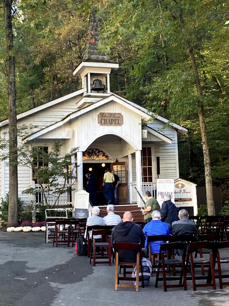 On property chapel - holiday magic at walt disney world, universal orlando and dollyworld