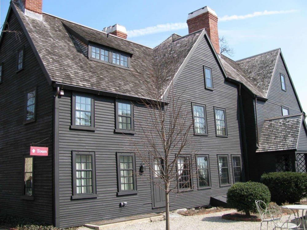 dark building - Halloween in Salem