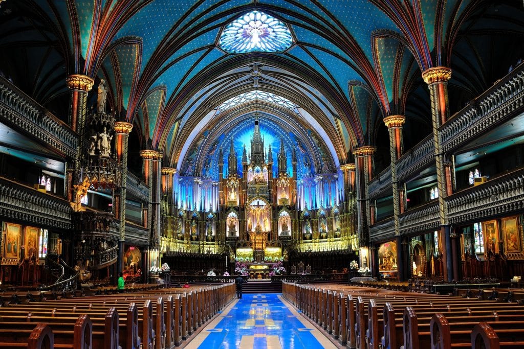 Notre-Dame Basilica (French: Basilique Notre-Dame de Montréal) is a basilica in the historic district of Old Montreal, in Montreal, Quebec, Canada