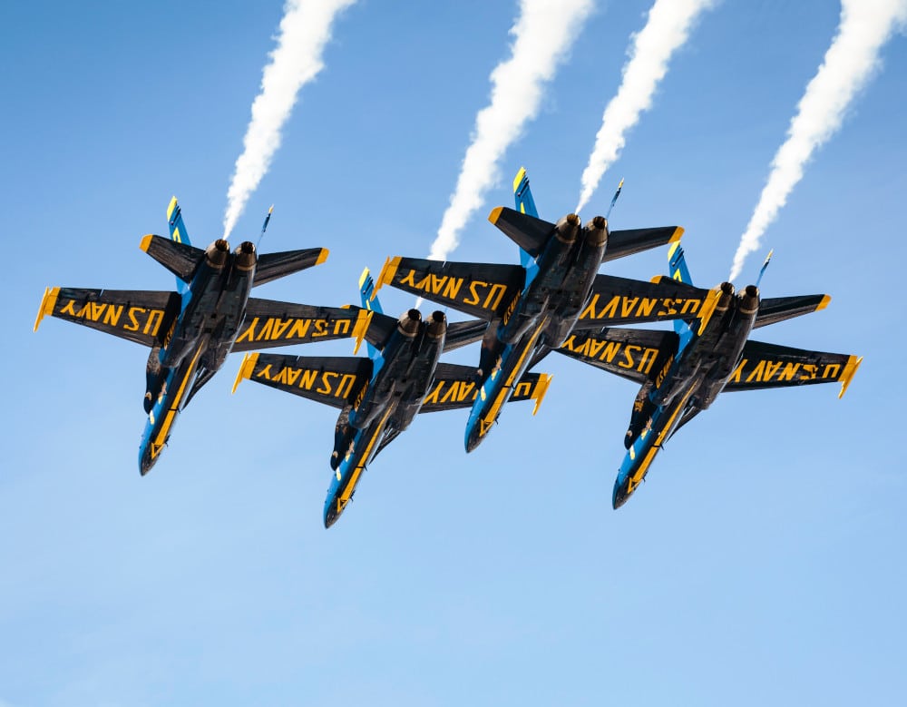 The U.S. Navy Blue Angels 