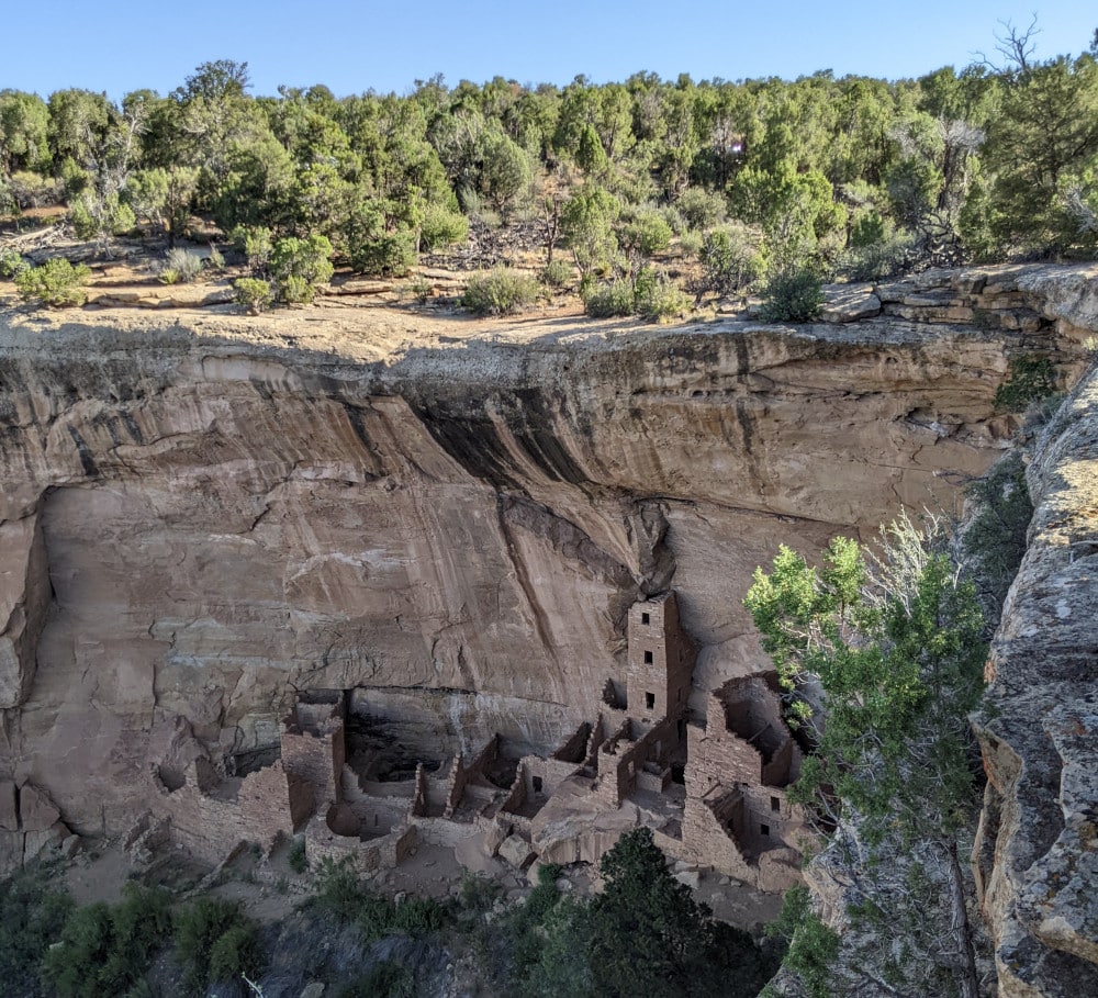 A cliff dwelling called Square Tower House, one of many Mesa Verde tours