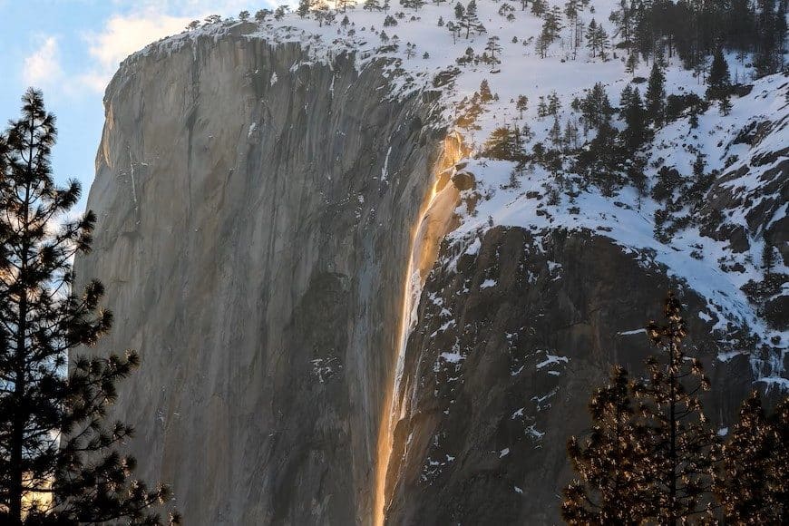 Horsetail Falls, Yosemite National Park, firefalls
