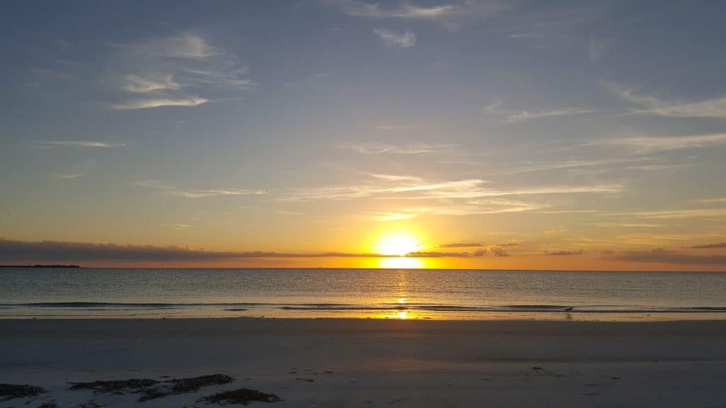 Sunset over the Gulf of Mexico
