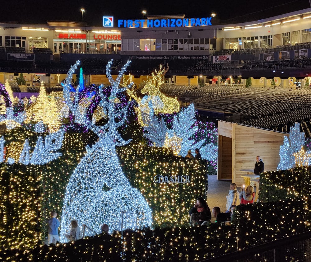 Enchant at First Horizon Park in Nashville. Holiday Lights Near Me.