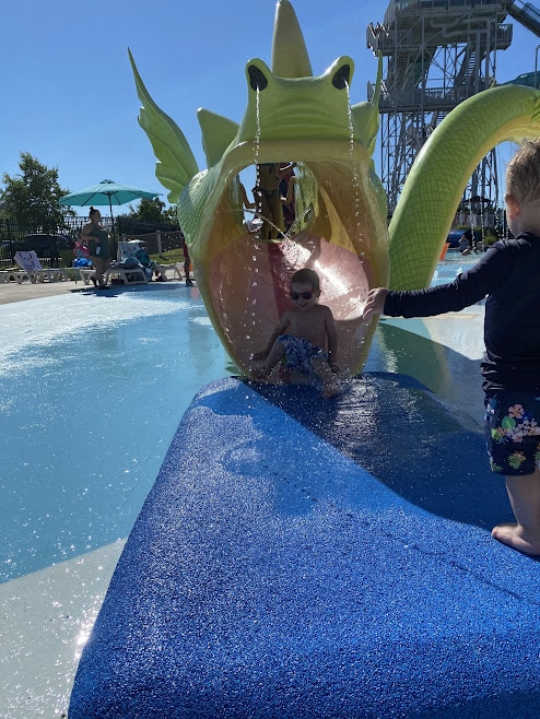 water park grasshopper statue - cheap theme park tickets