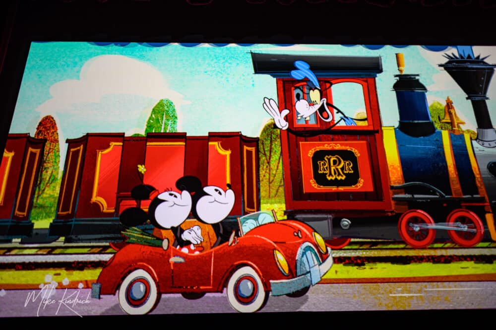 Cartoon slide - Disneyland Toontown