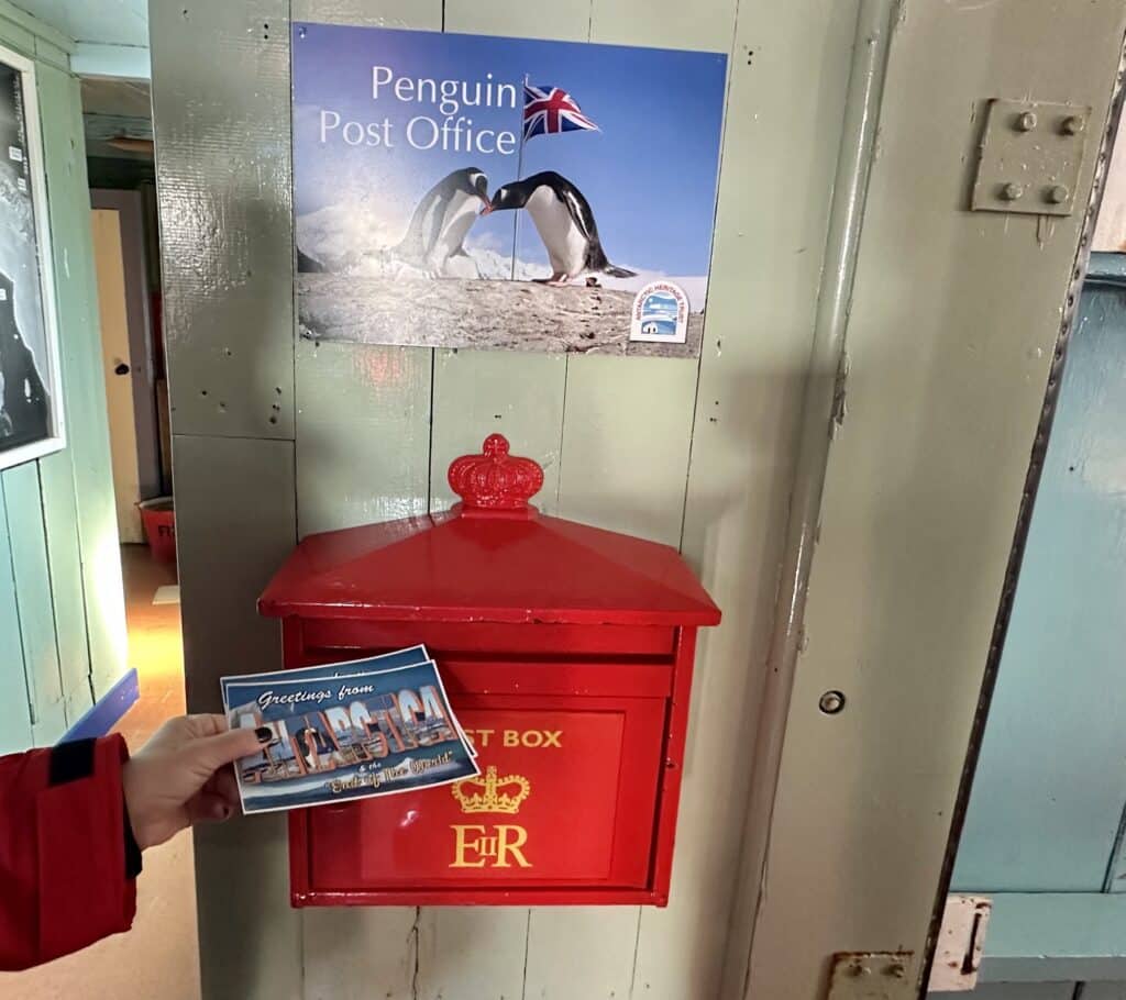 red mailbox - Adventures by Disney Antarctica