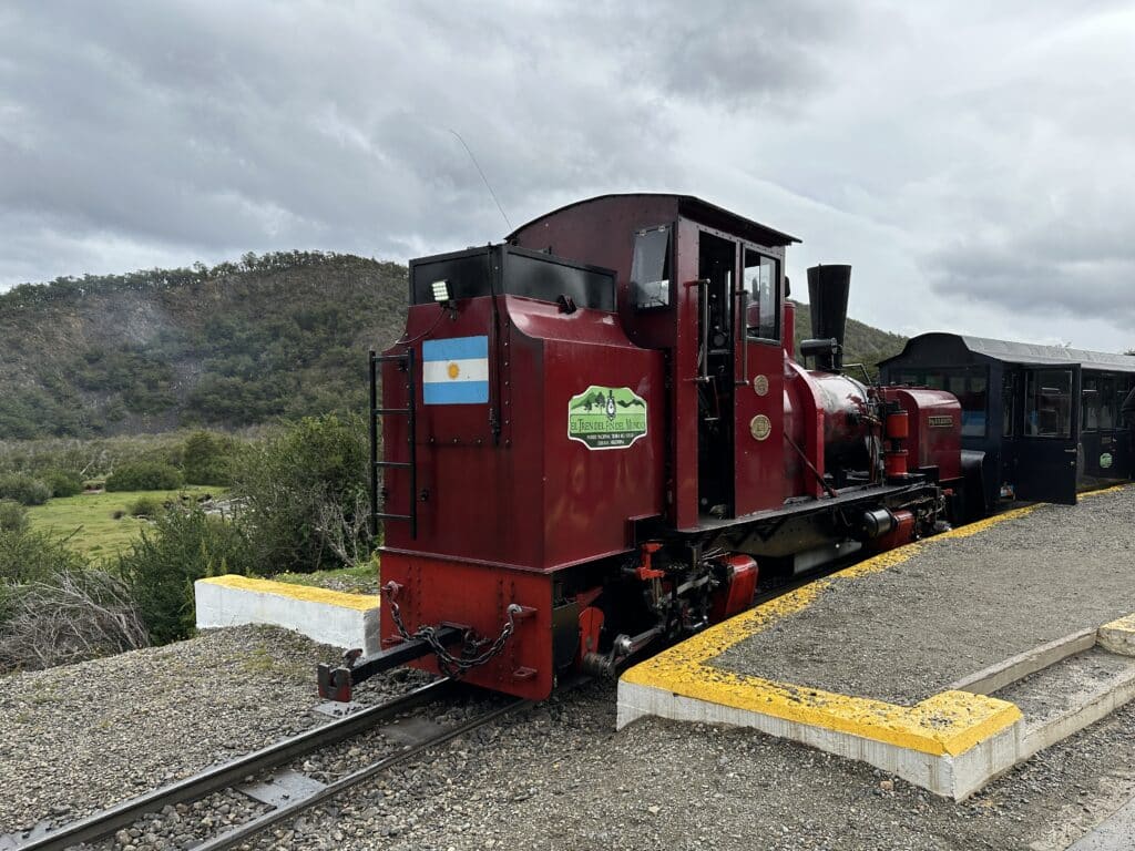 red train - Adventures by Disney Antarctica