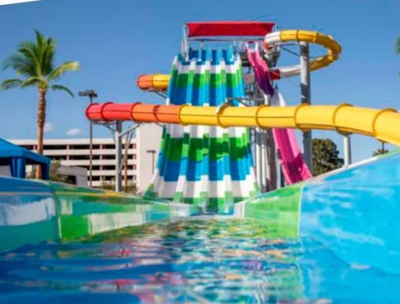 water slides - best pools in vegas for kids