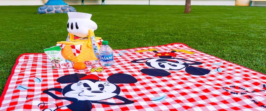 Mickey's Toontown Perfect Picnic Basket and Blanket - Disneyland Toontown