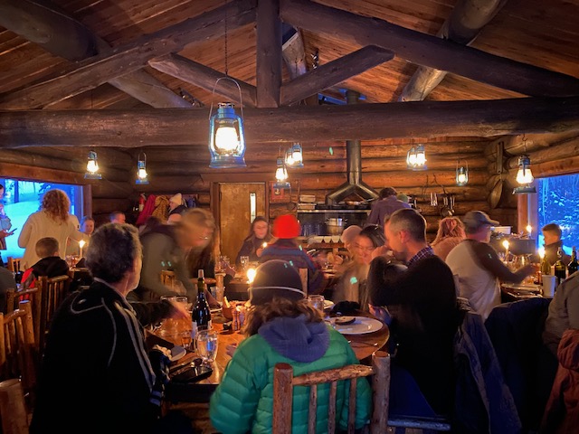 people eating inside lodge - What To Do In Big Sky Montana