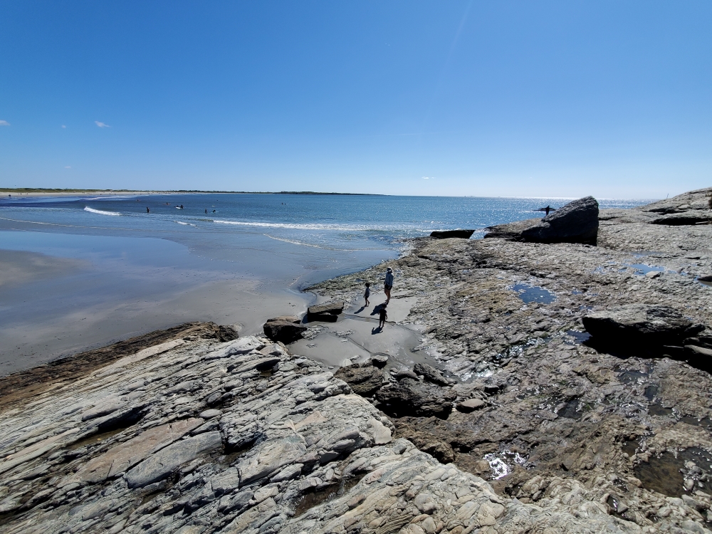 Rocky Coastline - Eastons Beach Newport