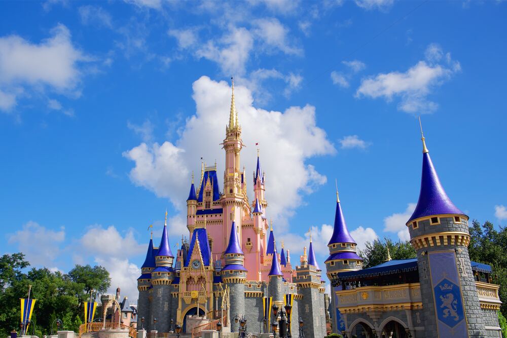 Disney Cinderella's Castle - Florida family vacation, budget