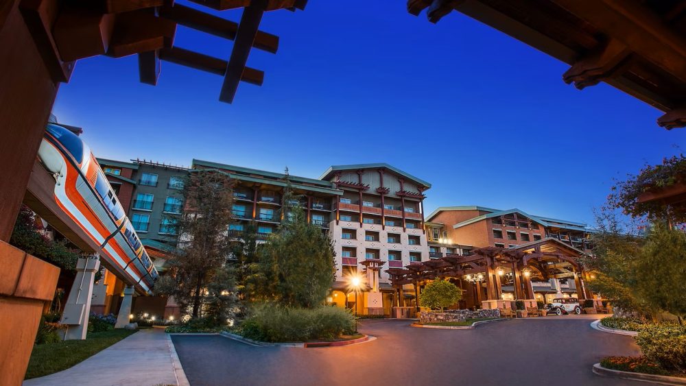 Entrance of Disney's Grand Californian Hotel - Top California Family Resorts