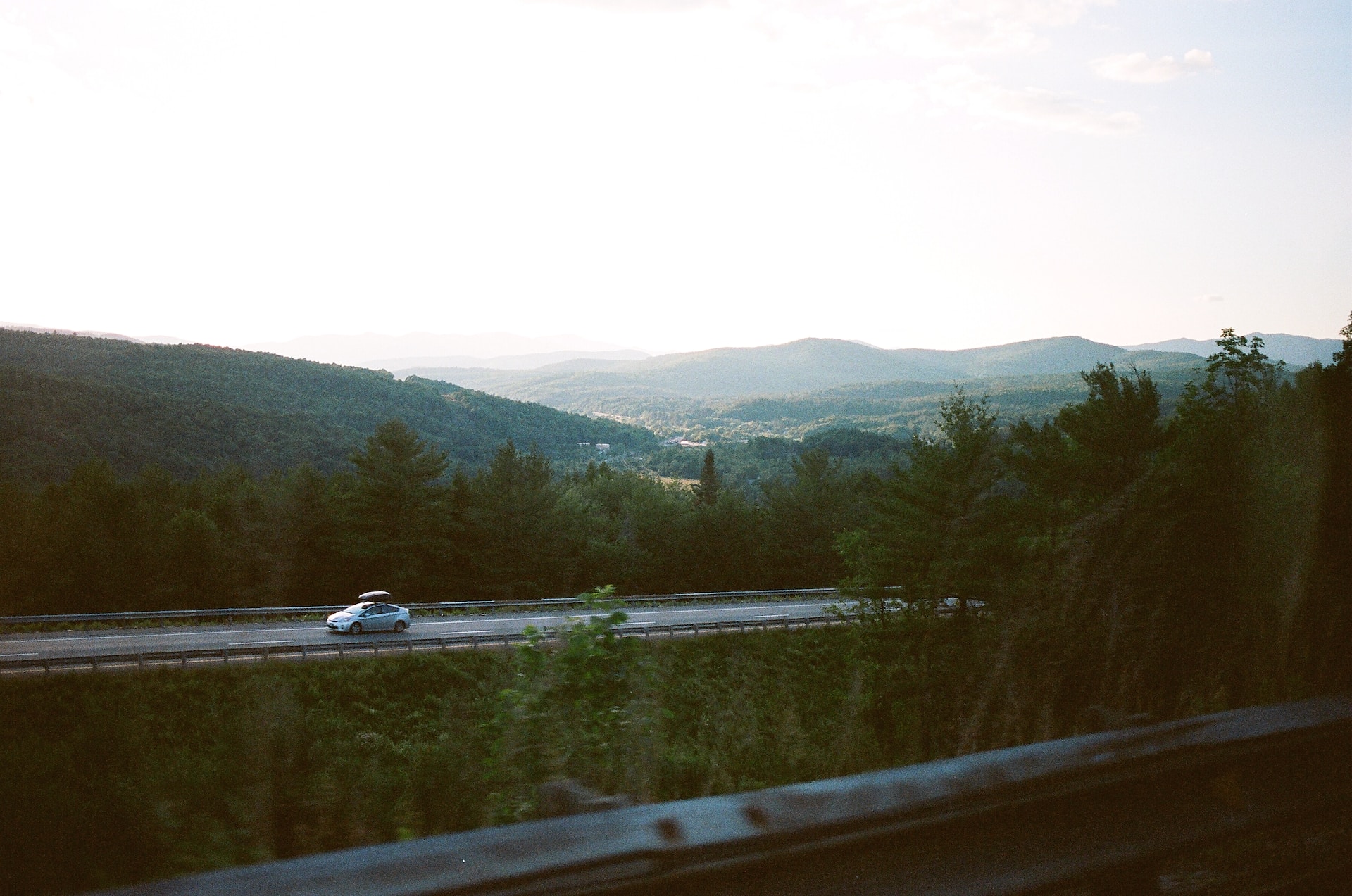 car, highway, mountains, best vermont road trips